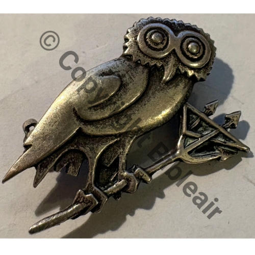 LYON MT.VERDUN A1077 CDC.05.942  SM Tambour Dos lisse irreg SNH Grave ARGENT Poincon No95 Src.uzinu 50Eur02.26 